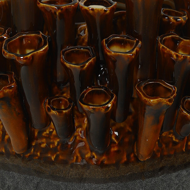 Vase Santo Brown L32 W28 H28