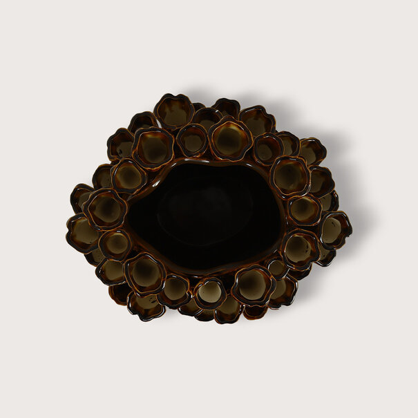 Vase Santo Brown L32 W28 H28
