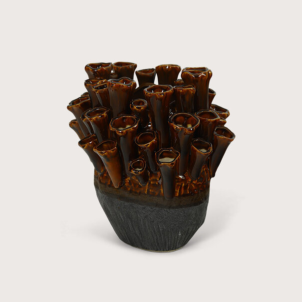 Vase Santo Brown L32 W28 H28