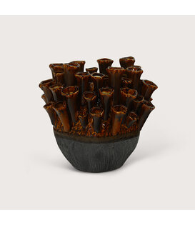 Vase Santo Brown L32 W28 H28