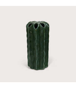 Vase Lotus Green D11.5 H23.5