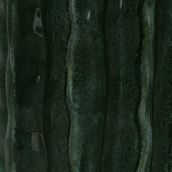 Vase Lotus Green D12 H31.5
