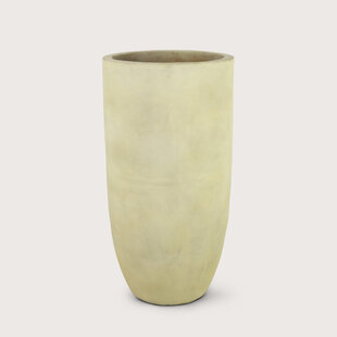 Terracotta pot Sil White D56 H110