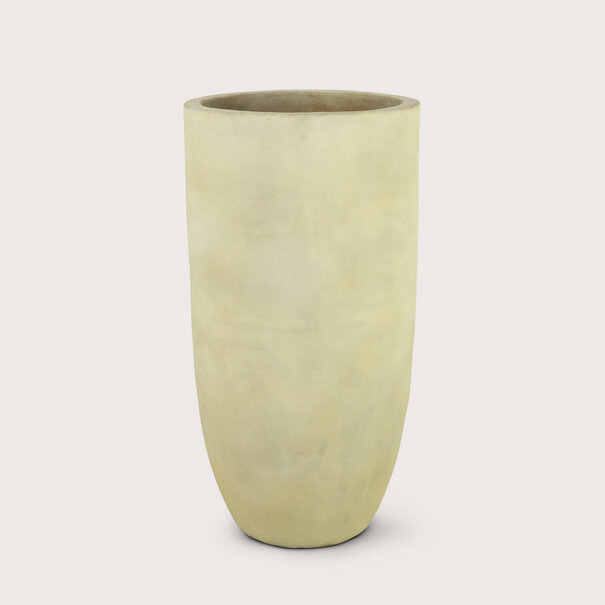 Terracotta pot Sil White D56 H110