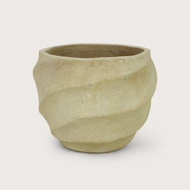 Pot Jarry L terra Wit D51 H41