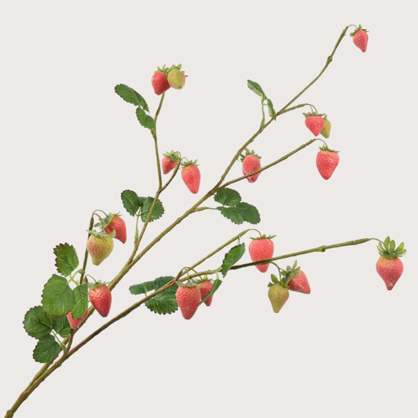 Strawberry Fruit Branch Pink H110