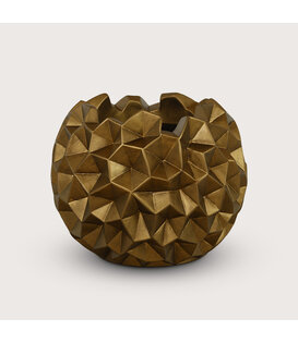 Pot Krater  Champagne Goud D41 H33