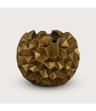 Pot Krater  Champagne Goud D41 H33