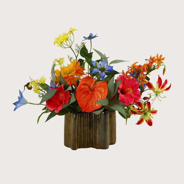 Vase Aria Copper L25 W14.5 H18.5