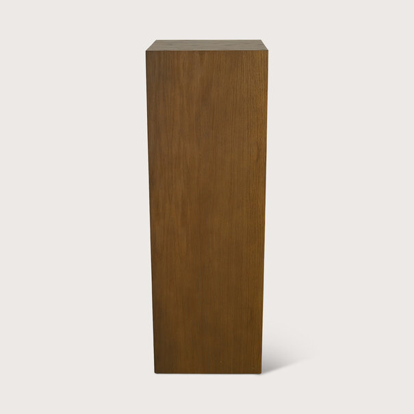 Zuil Oak Bruin houtnerf L35 B35 H100