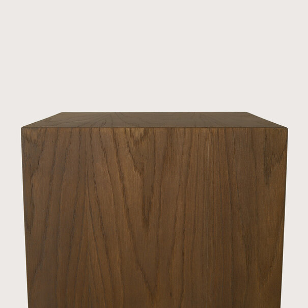 Zuil Oak Bruin houtnerf L35 B35 H100