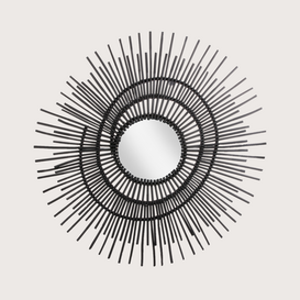 Mirror Spiral Black D118 H3