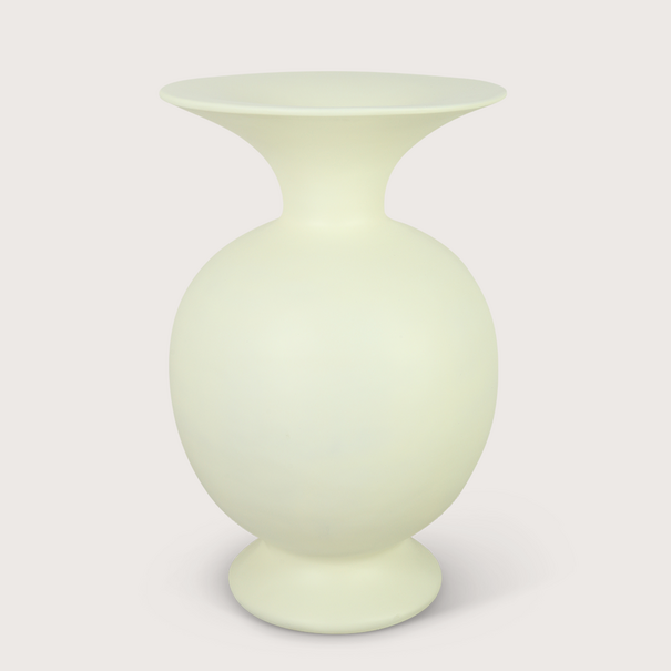 Vase Belly Oyster White D62.5 H100