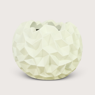 Pot Crater Oyster White D52 H40