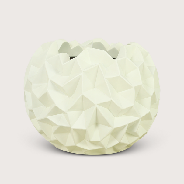 Pot Crater Oyster White D52 H40