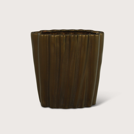 Vase Fouldy Oval Copper L25 W23 H25