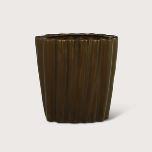 Vase Fouldy Oval Copper L25 W23 H25