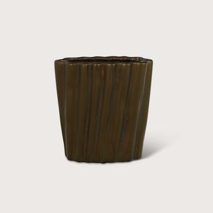 Vase Fouldy Oval Copper L20 W10 H20