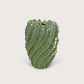 Vase Twiggy Green Pearl D18 H26
