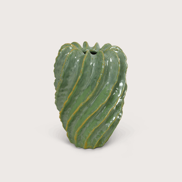 Vase Twiggy Green D18 H26