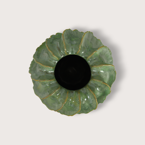 Vase Twiggy Green D18 H26