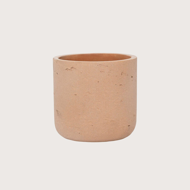 Charlie Clay Washed Vase, diameter 18 cm, height 17.5 cm
