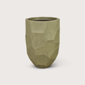 Pot Geo beige H65 D45