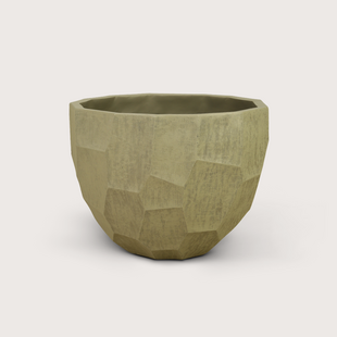 Geo bowl, beige, D59 H45