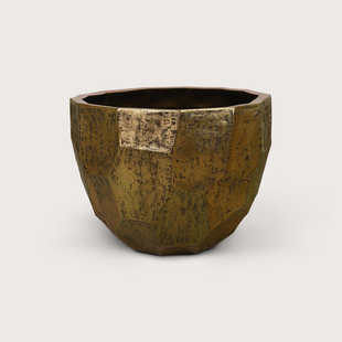 Geo brass bowl, diameter 59 cm, height 45 cm