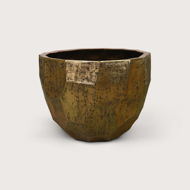 Geo brass bowl, diameter 59 cm, height 45 cm
