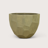 Geo bowl, beige, D74 H55