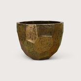 Geo brass bowl, diameter 74 cm, height 55 cm