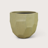 Geo pot, beige, H40 D45