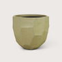 Geo pot, beige, H40 D45