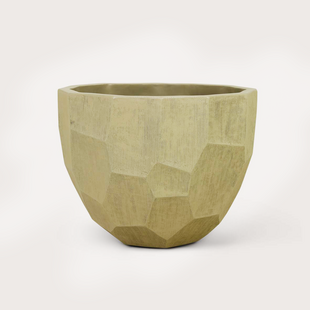 Geo Bowl, Beige, D74 H55