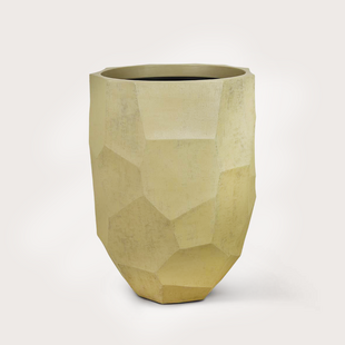 Pot Geo Beige H75 D55