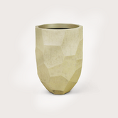 Geo Pot, Beige, H65 D45