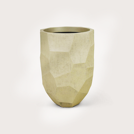 Pot Geo Beige H65 D45