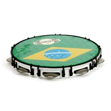 Contemporanea Pandeiro deluxe 12'' Braziliaanse vlag, Contemporanea