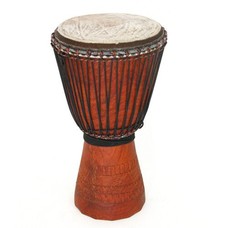 StigSlag Djembé model Adama Drame, met koeienvel, Ø 32 cm