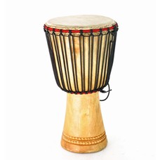 Bouba Percussion Djembé Guinee, melina hout, Ø 27,5 cm