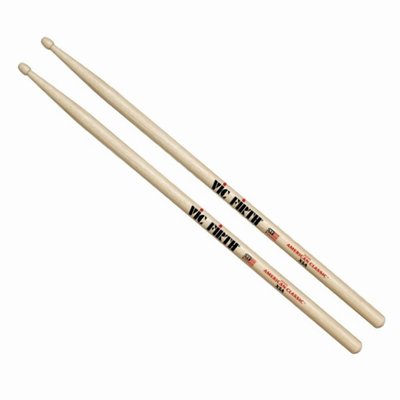 Vic Firth Drumsticks, 5 B, American Classic, wood tip, Vic Firth