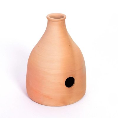 Hadam Udu Drum, aardewerk, ± 28 x 35 cm, platte bodem, Hadam