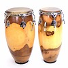 Ossi Percussion Conga-set 10,5 en 12,5'', blank iepenhout, Ossi Percussion