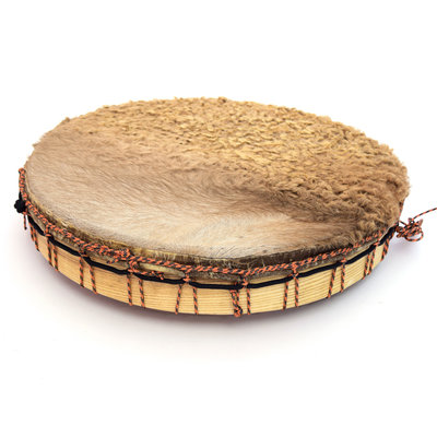 Sjamaandrum, kamelenvel met haar, Ø 45 cm, Tisza