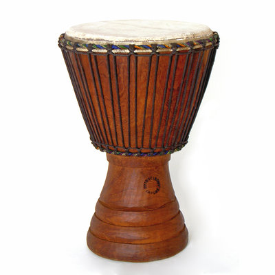 StigSlag Djembé Ivoorkust, Iroko hout Ø 34 - 35 cm