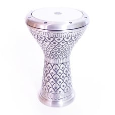 Sazist Darbuka Egyptisch model, Silver Washed Ø 22 cm, Sazist