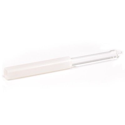Aanstrijkstok van glas, voor kristallen klankschaal, model 1