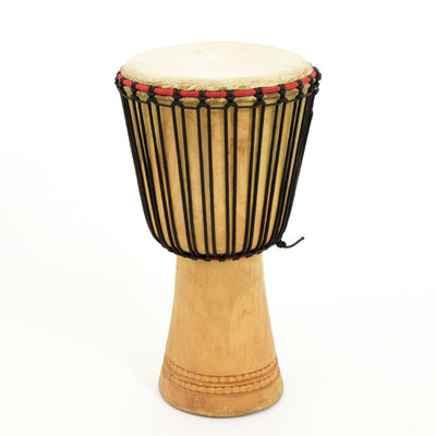 Bouba Percussion Djembé Guinee, melina hout, Ø 24 - 25 cm