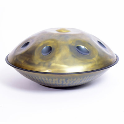 Gadung Handpan 'Aladdin Gold', in C# (incl. Evatek koffer)